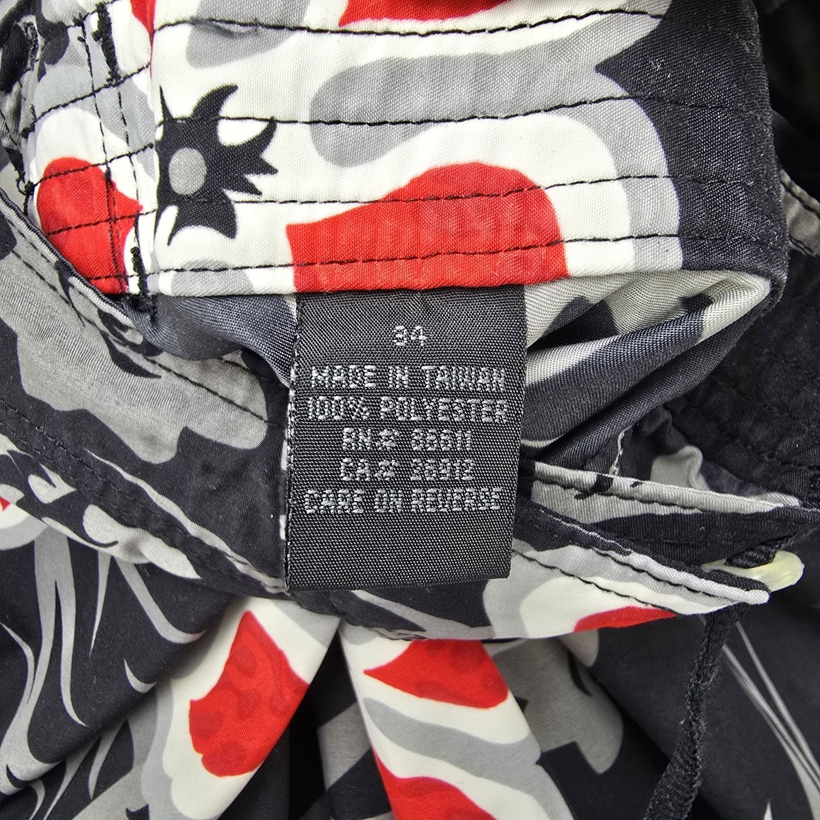 No Fear No Fear Board Shorts Mens 34 Floral Trival Swim Trunks Y2K Size US 34 / EU 50 - 5 Thumbnail
