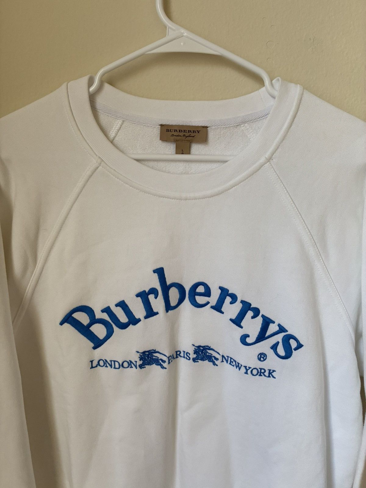 Burberry Vintage Burberry embroidered sweater Size US L / EU 52-54 / 3 - 2 Thumbnail