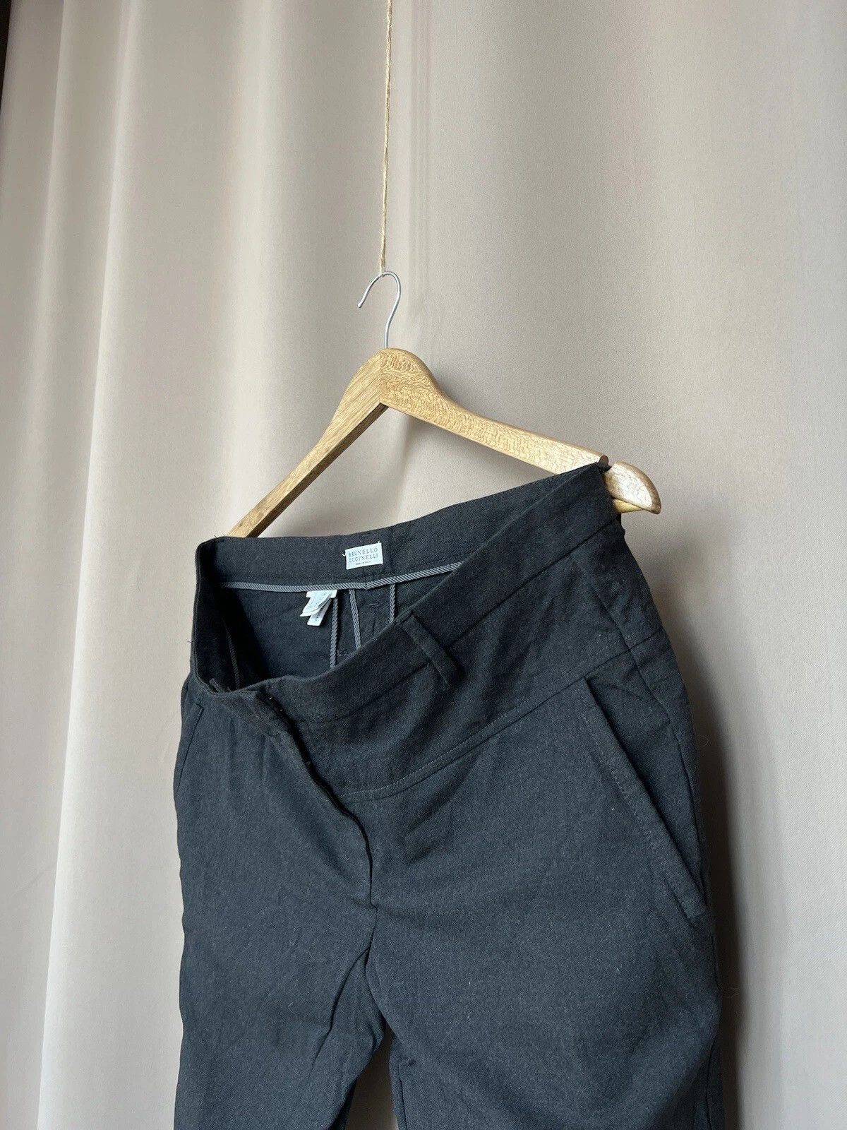 Brunello Cucinelli Brunello Cucinelli Wool Pants Womens Size M/L or US 12 Size 34" / US 12 / IT 48 - 5 Thumbnail