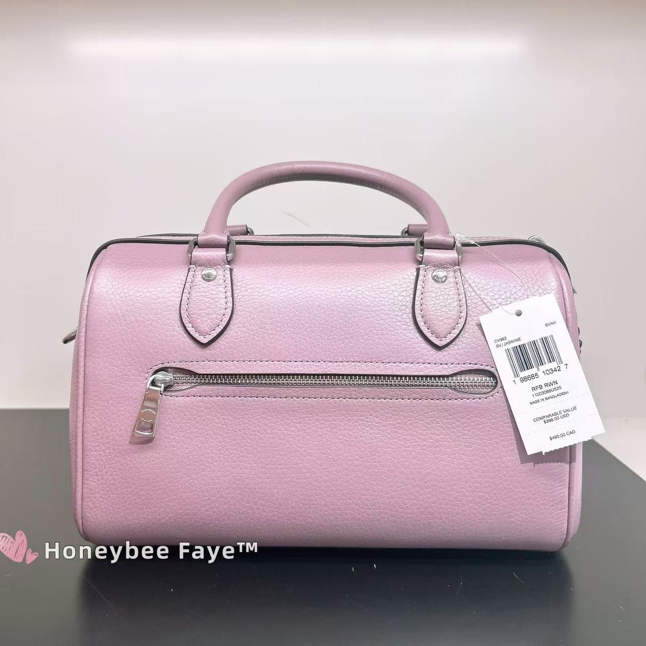 Coach Rowan Satchel Bag CV962 Silver/Jasmine Size ONE SIZE - 2 Thumbnail