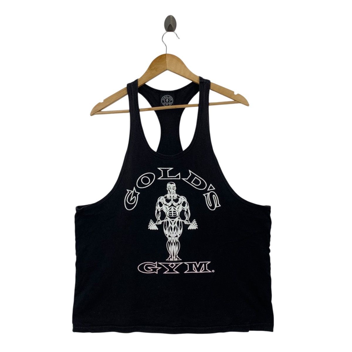 Vintage Vintage GOLD’S GYM USA Singlet Tank Sleeveless Tshirt Size US L / EU 52-54 / 3 - 1 Thumbnail