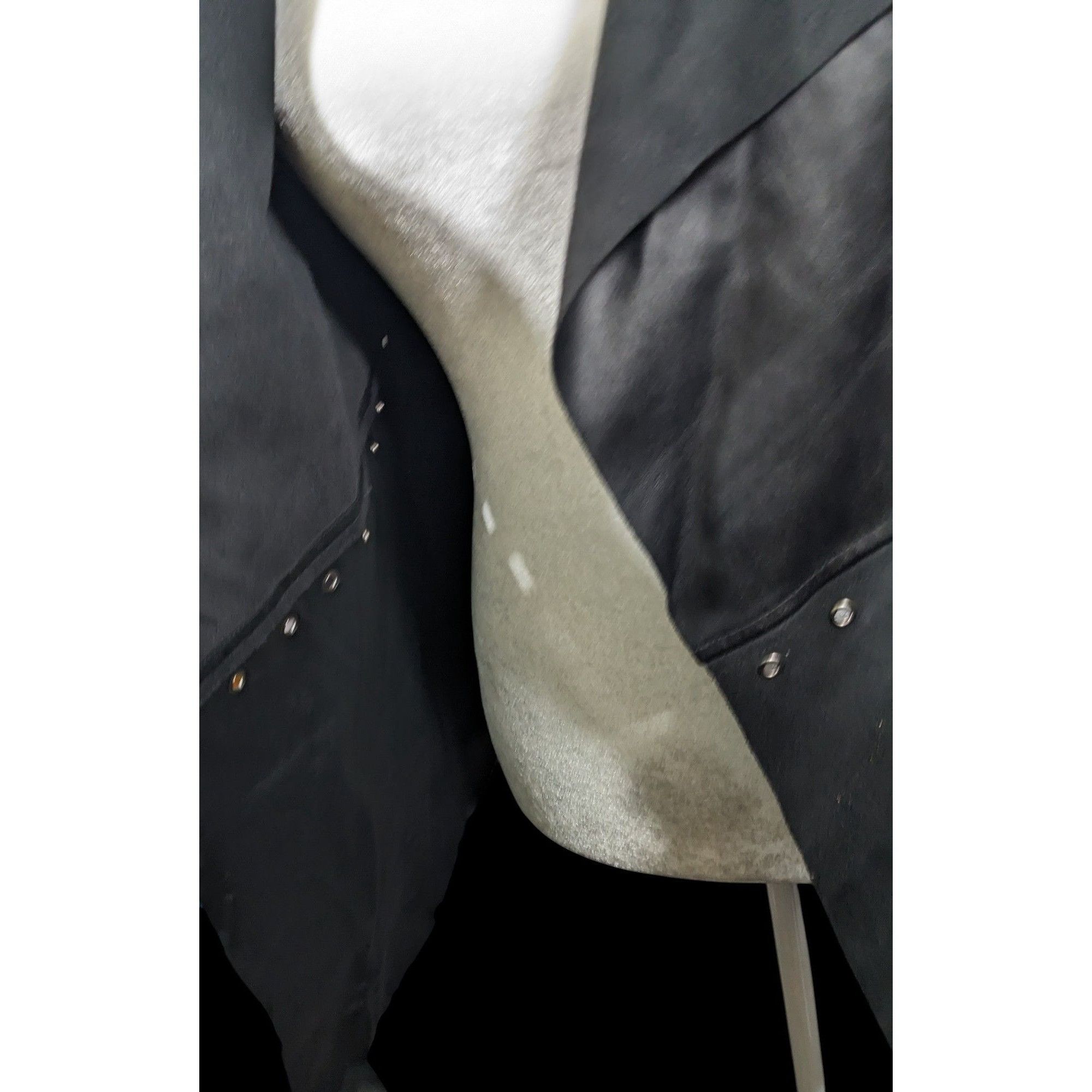 Other Cliche Gothic Faux Suede Grommet Accent Cardigan Size S / US 4 / IT 40 - 5 Thumbnail