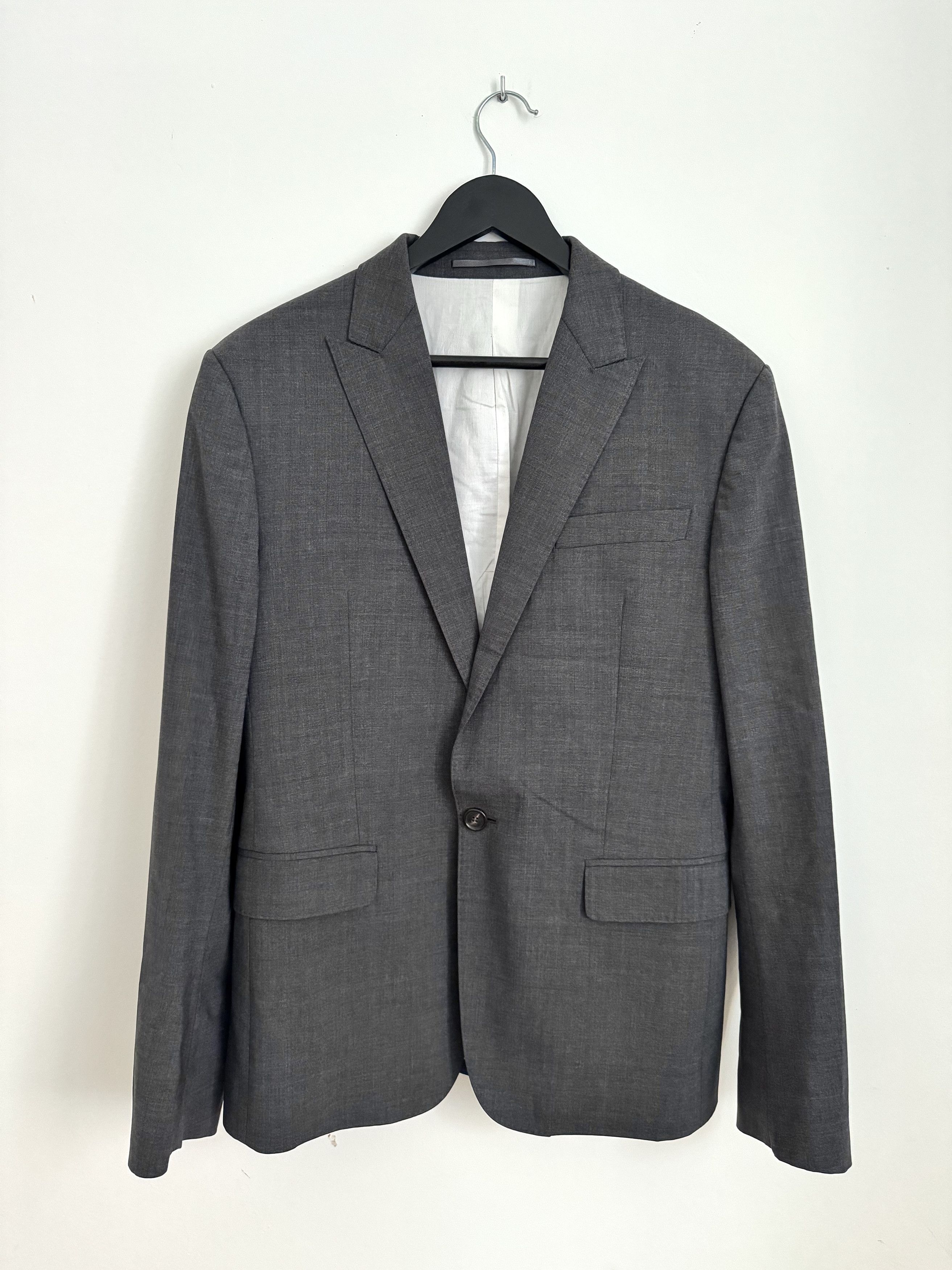 Dsquared2 Dsquared Paris Cut Blazer Charcoal Gray Virgin Wool Size 52 Size 52R - 1 Thumbnail