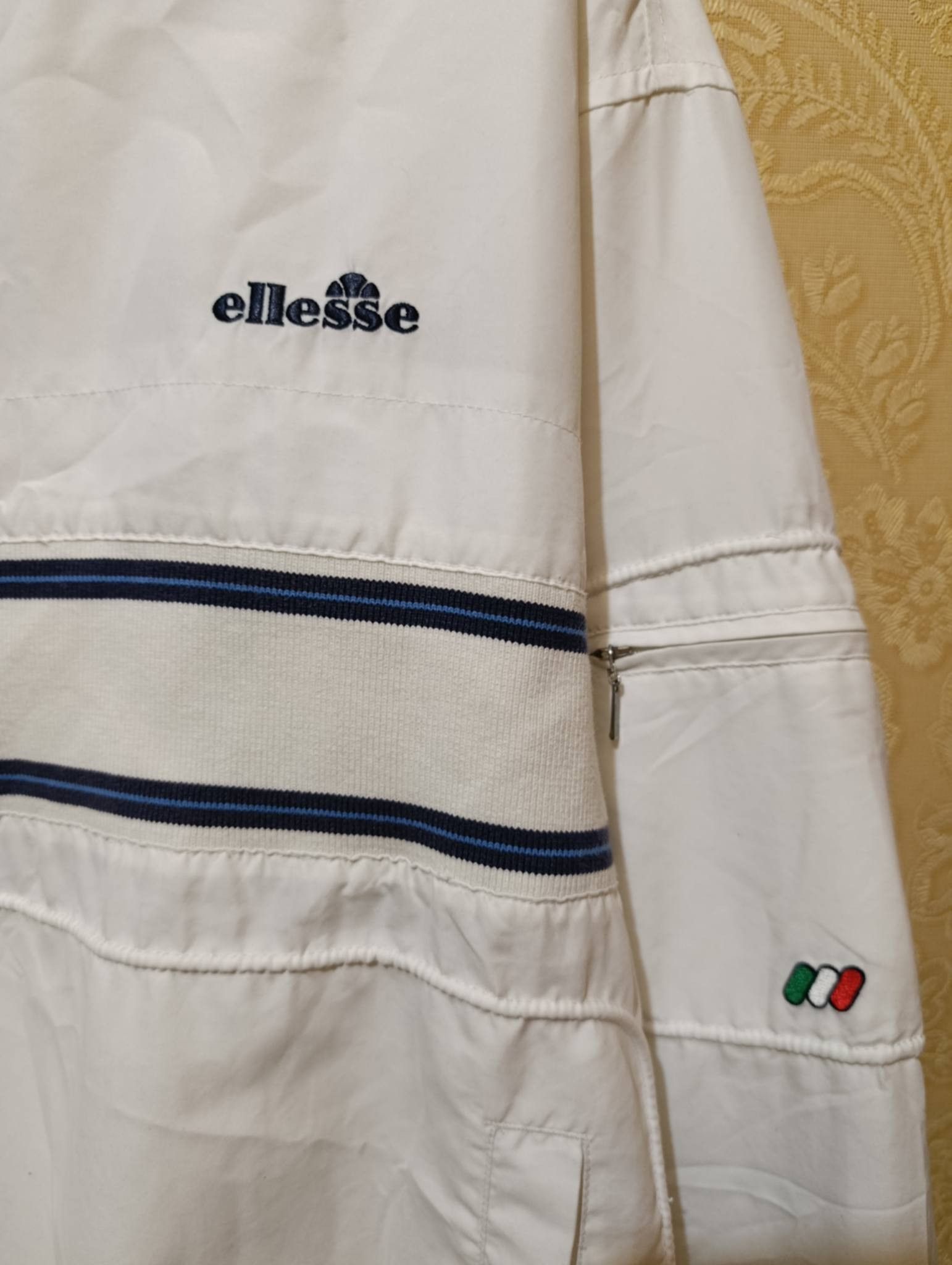 Ellesse Ellesse White Half Zip Windbreaker Jacket XL Vintage Style Size US XL / EU 56 / 4 - 2 Thumbnail