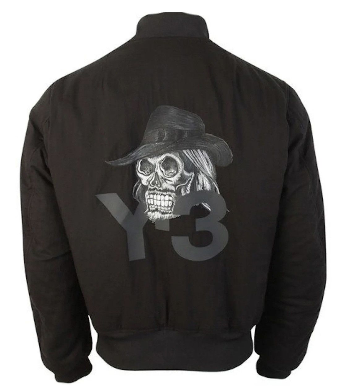 image of Y 3 x Yohji Yamamoto Y-3 Reversible Bomber Jacket in Black, Men's (Size Medium)