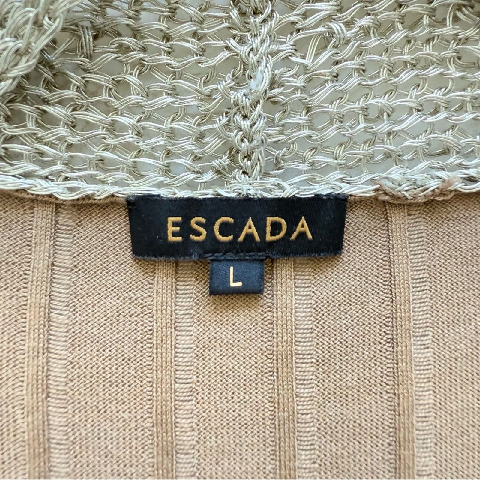 Escada ESCADA two piece evening top size L Authentic Retail 850$ Size L / US 10 / IT 46 - 7 Thumbnail