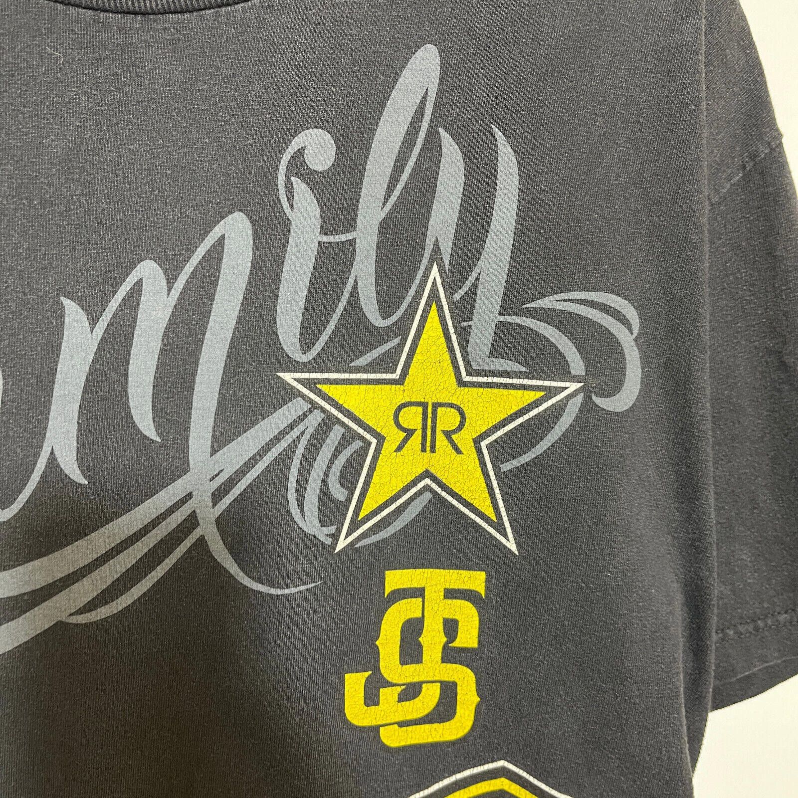 Famous Stars And Straps × Vintage Vintage Y2K Famous Stars & Straps Motocross T-Shirt L Size US L / EU 52-54 / 3 - 7 Thumbnail