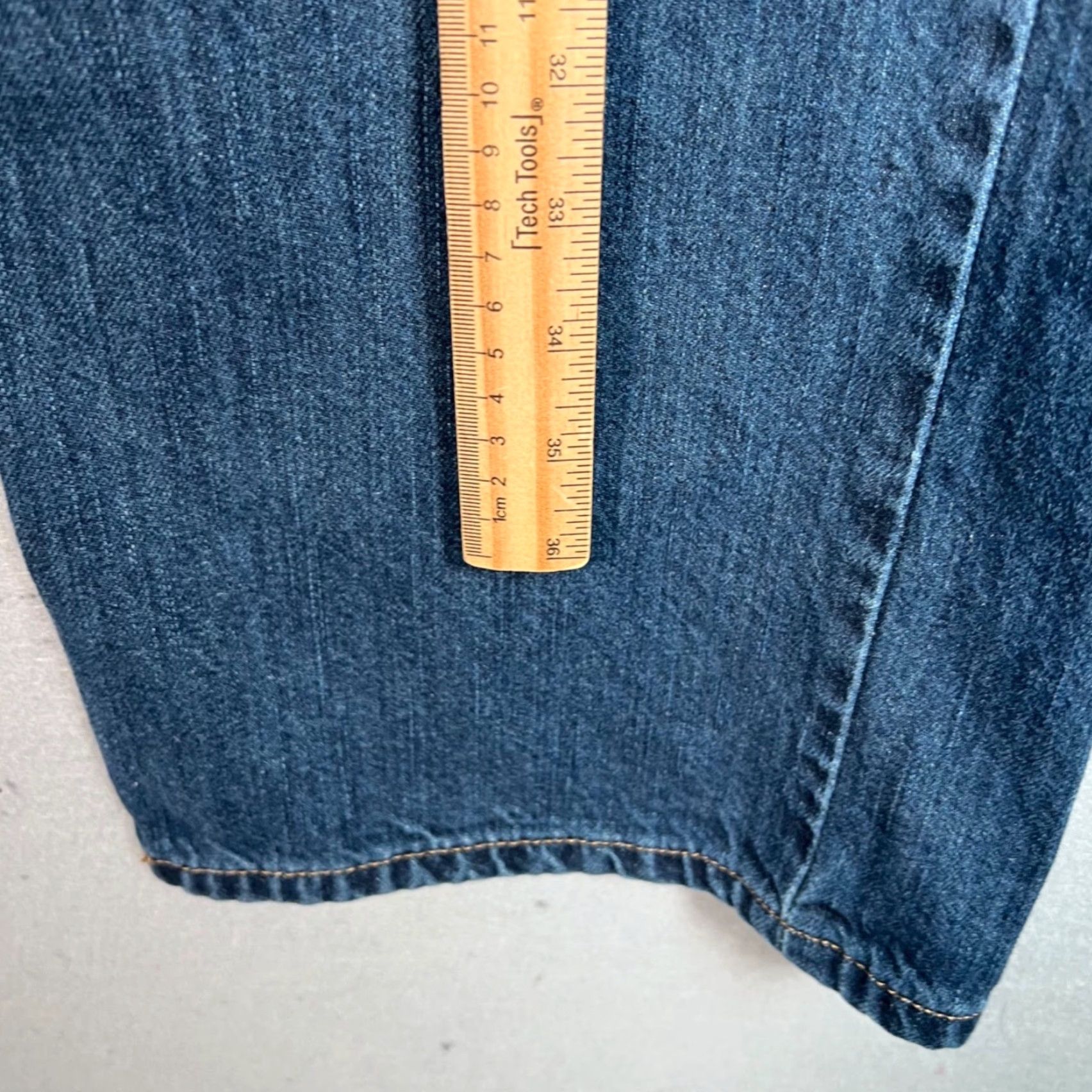 Levi's Levis 569 Loose Straight Jeans Mens 38x30 Blue Denim 100% Cotton Size US 38 / EU 54 - 6 Thumbnail