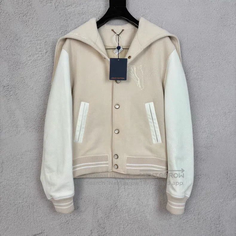 Louis Vuitton Louis Vuitton 24FW new patchwork hooded baseball jacket Size US M / EU 48-50 / 2 - 1 Thumbnail