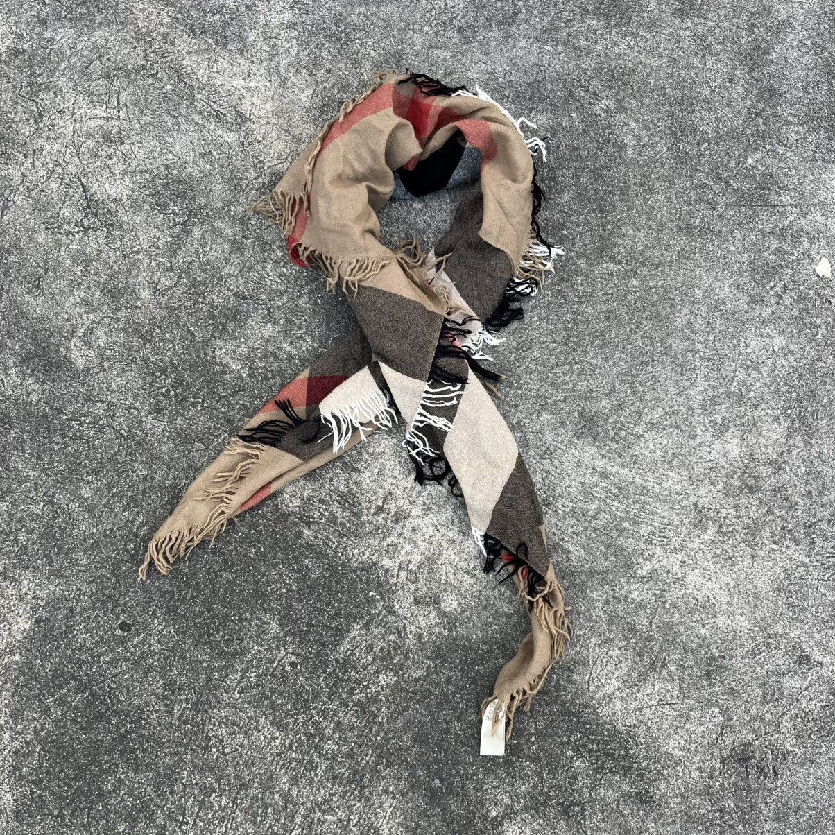Burberry Burberry Multi Wool Nova Check Square Scarf Size ONE SIZE - 2 Thumbnail