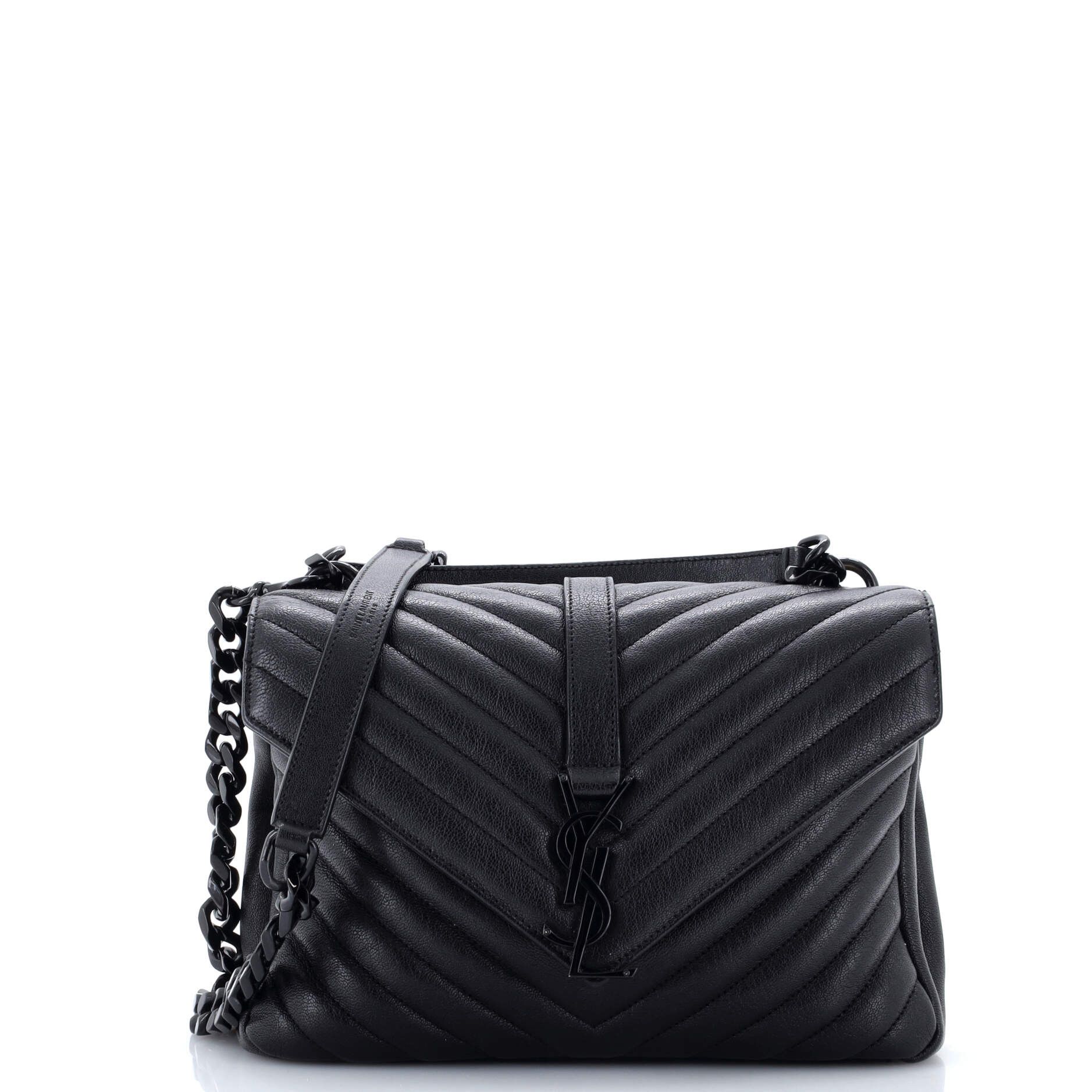 Saint Laurent Paris Classic Monogram College Bag Size ONE SIZE - 1 Thumbnail