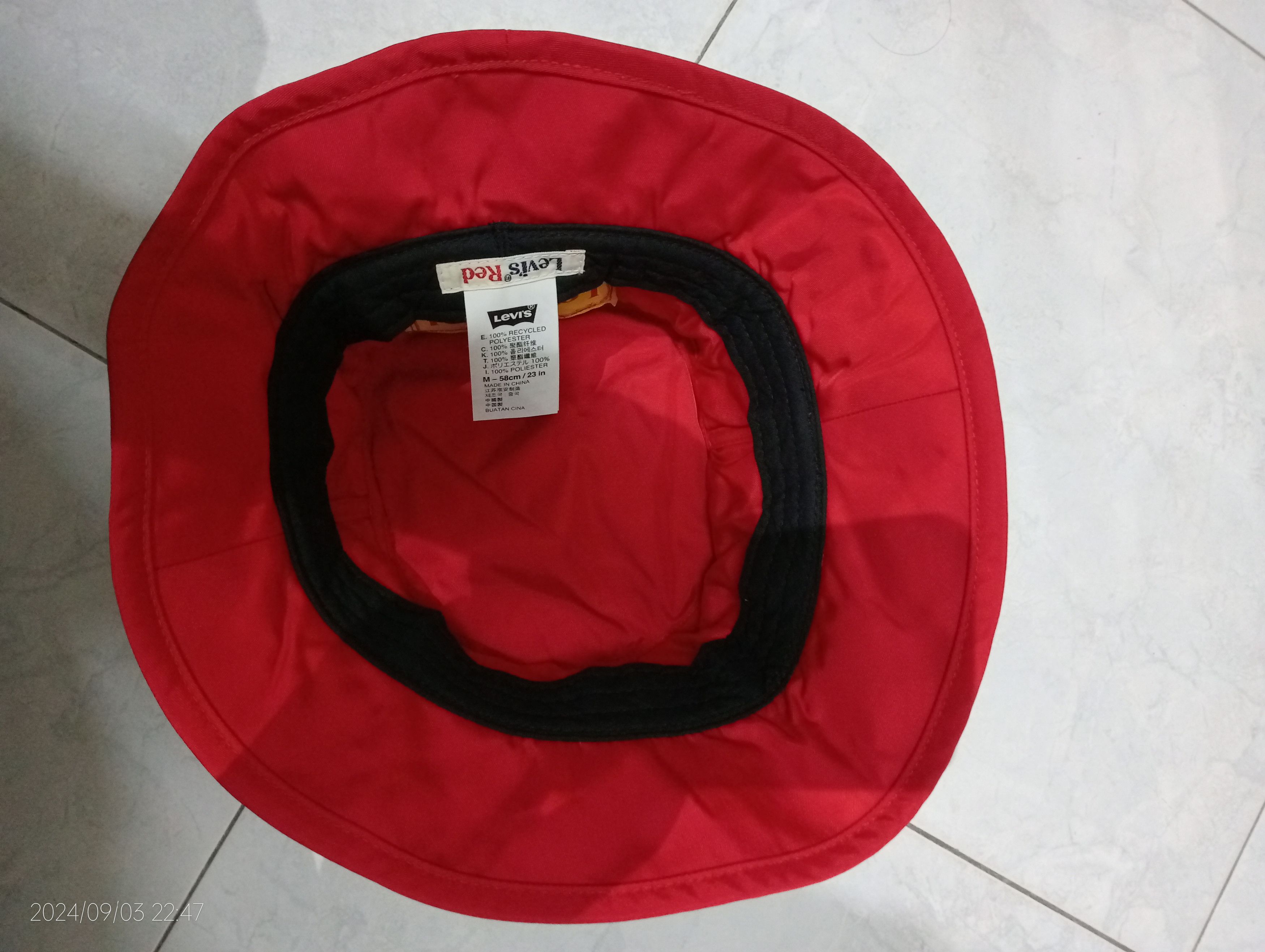 Levi's Levi's Red Bucket Hat Size ONE SIZE - 8 Thumbnail