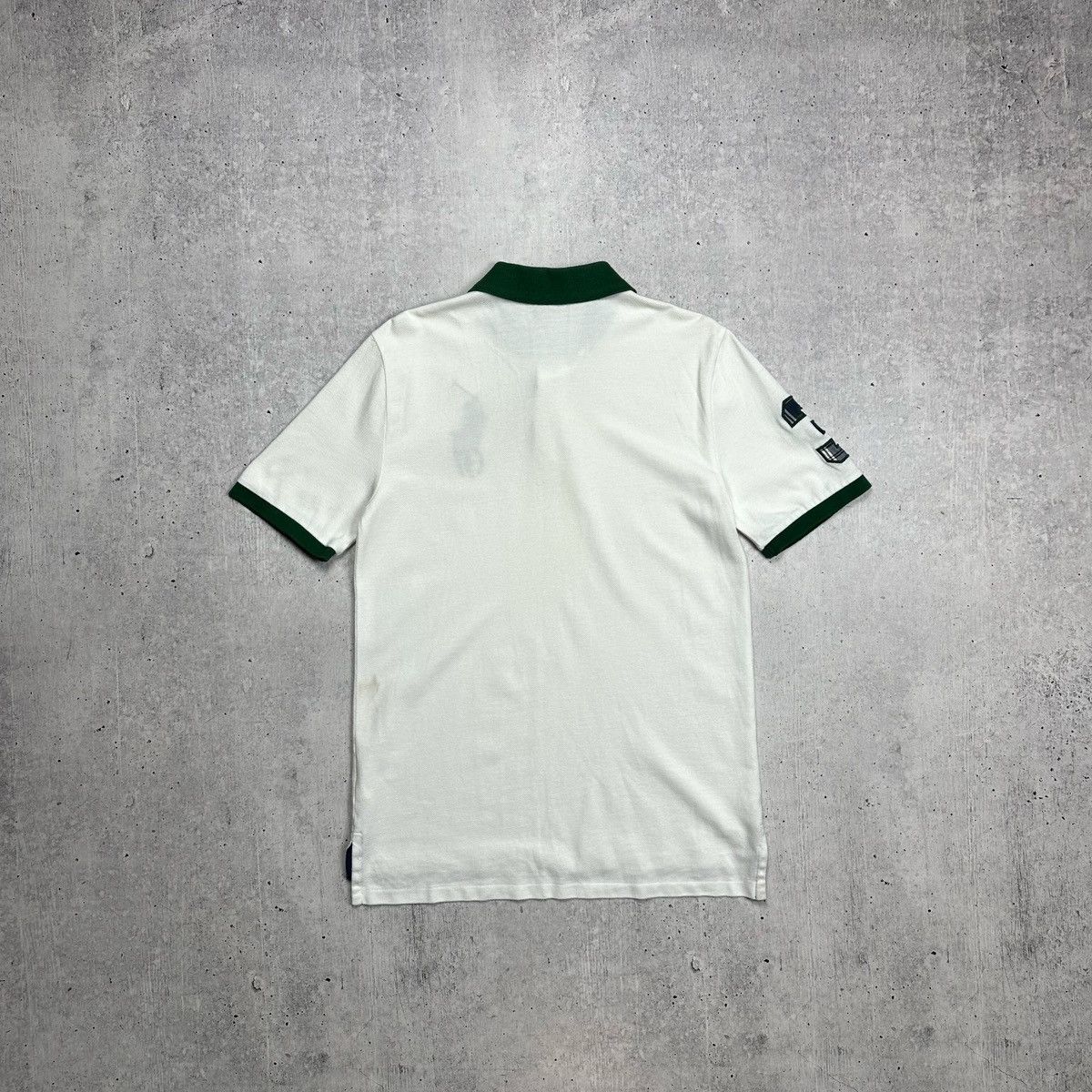 Polo Ralph Lauren × Ralph Lauren Polo Ralph Lauren Big Pony #3 Polo T Shirt White Green Size US M / EU 48-50 / 2 - 6 Thumbnail