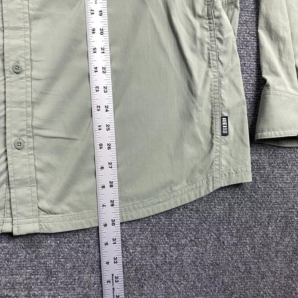Rei REI Co-op Shirt Mens XL Green Button Up Double Pockets Size US XL / EU 56 / 4 - 5 Thumbnail