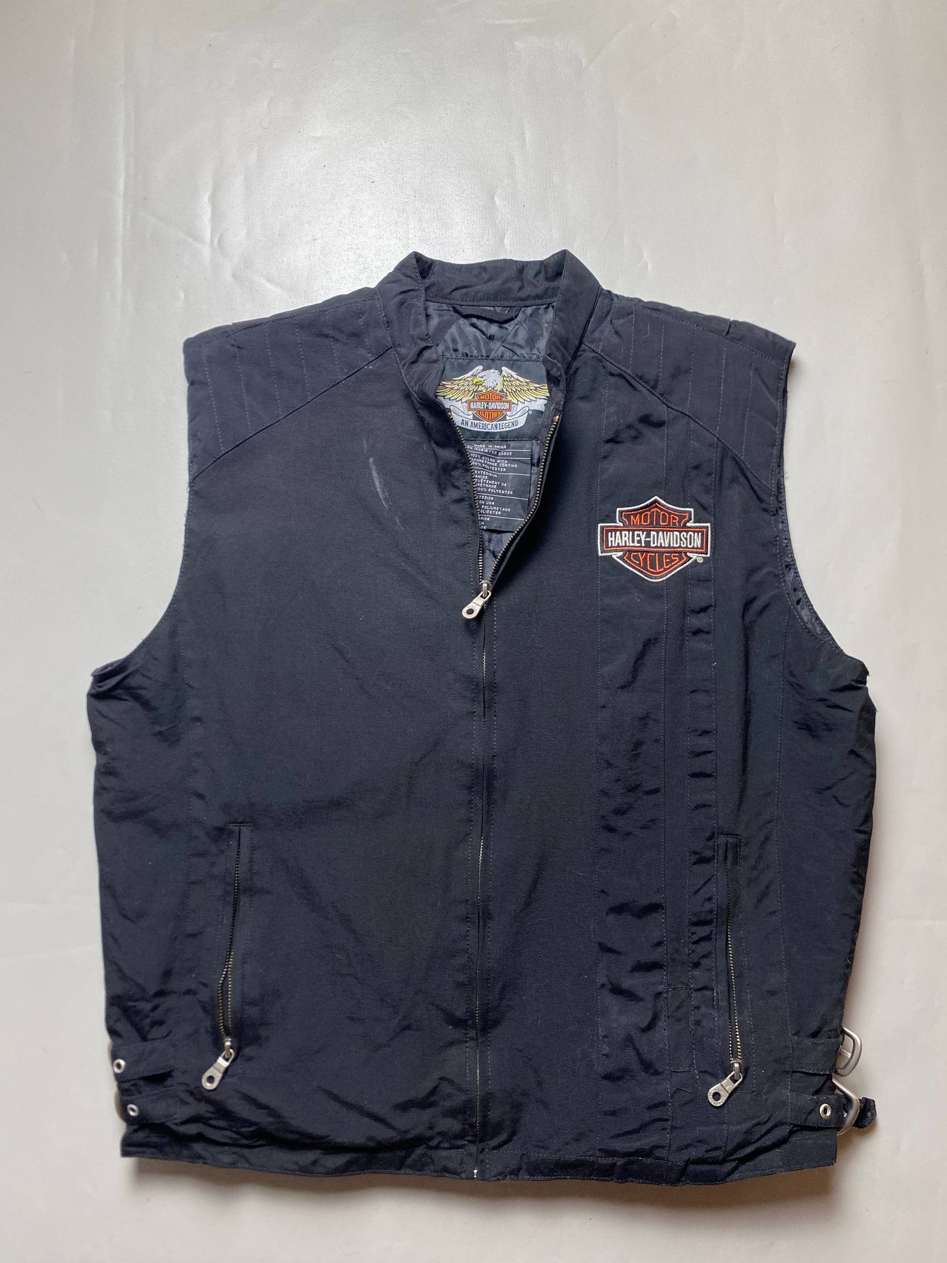 Harley Davidson Harley Davidson Vintage Vest Size US XL / EU 56 / 4 - 1 Thumbnail