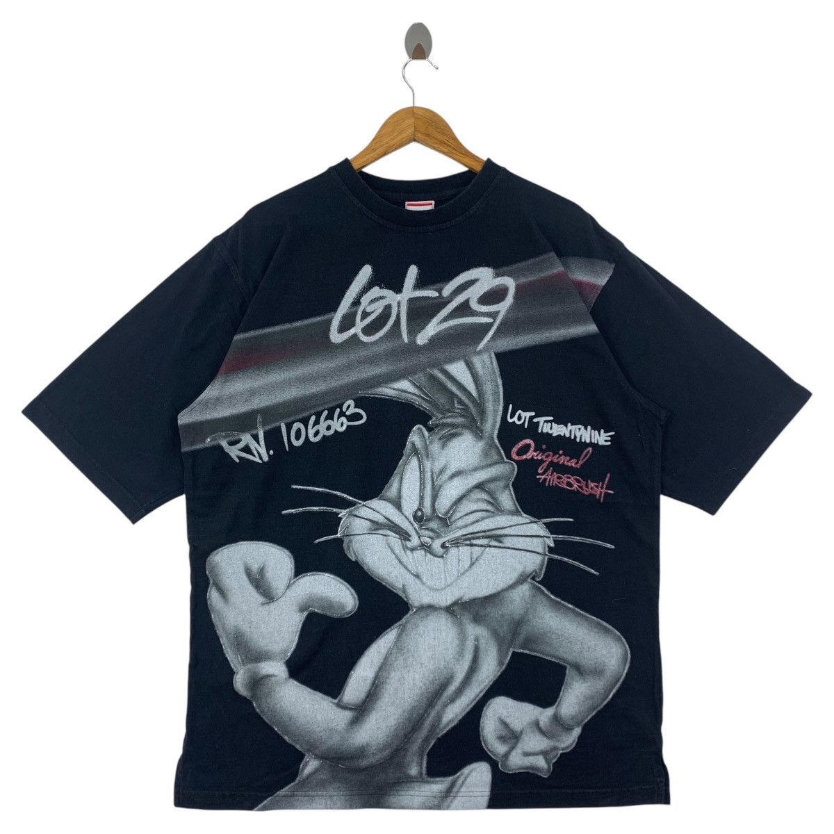 Vintage BUGS BUNNY LOONEY TUNES airbrush printed tee