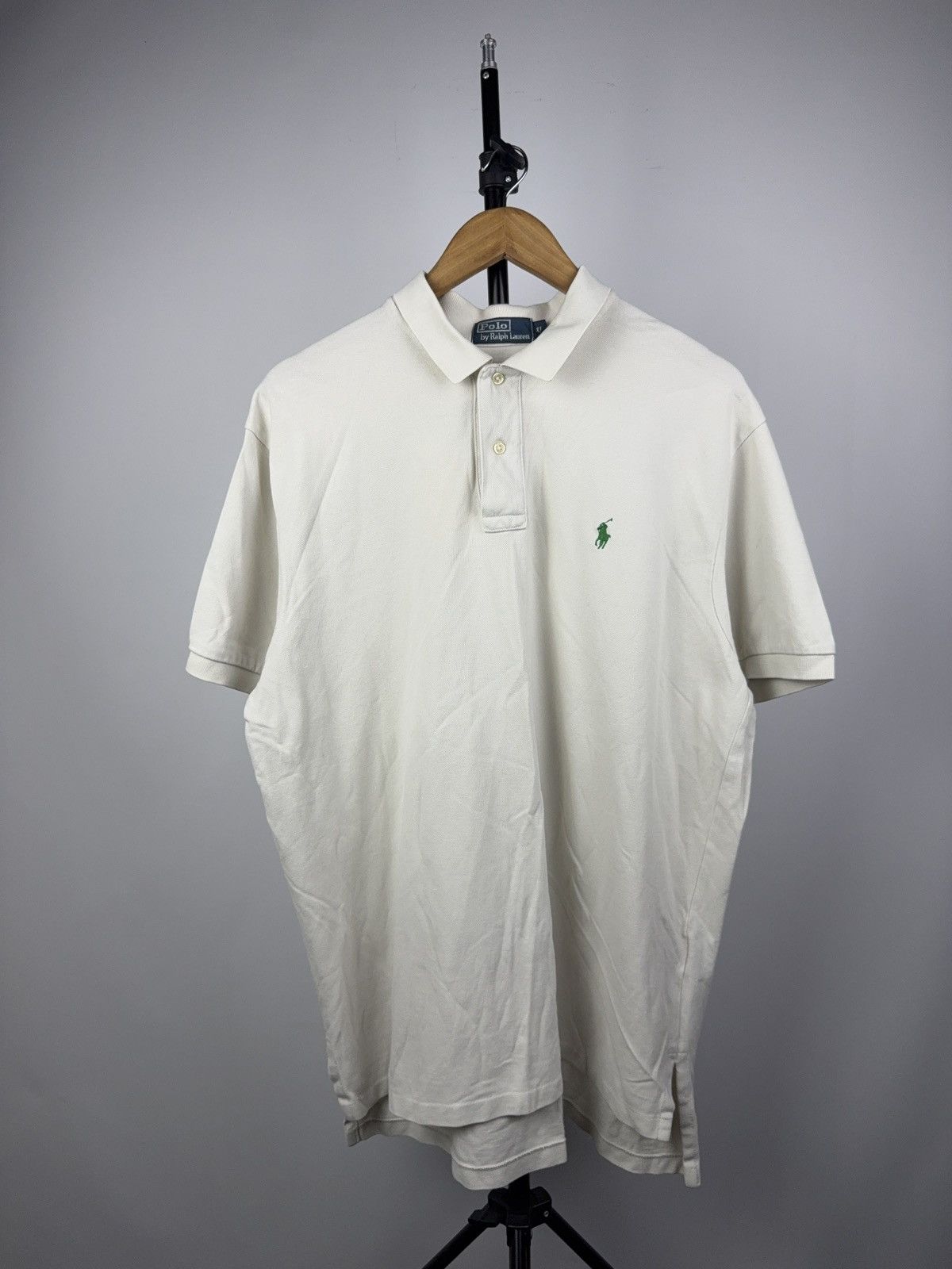 Polo Ralph Lauren Vintage 90s Retro Basic Polo Ralph Lauren Blue Polos Y2K Size US XL / EU 56 / 4 - 1 Thumbnail