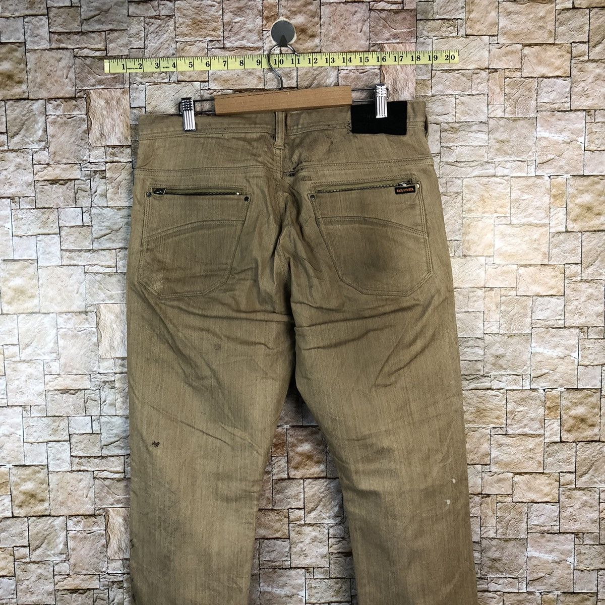 Japanese Brand Back Number Brown Cargo Multipocket Pants #A1155 Size US 32 / EU 48 - 13 Thumbnail