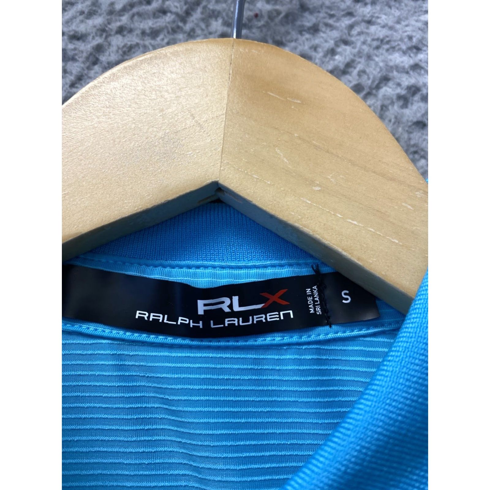 RLX Ralph Lauren VINTAGE RLX RALPH LAUREN Women's Sleeveless Golf Polo S Turquoise /165-12 Size ONE SIZE - 4 Thumbnail