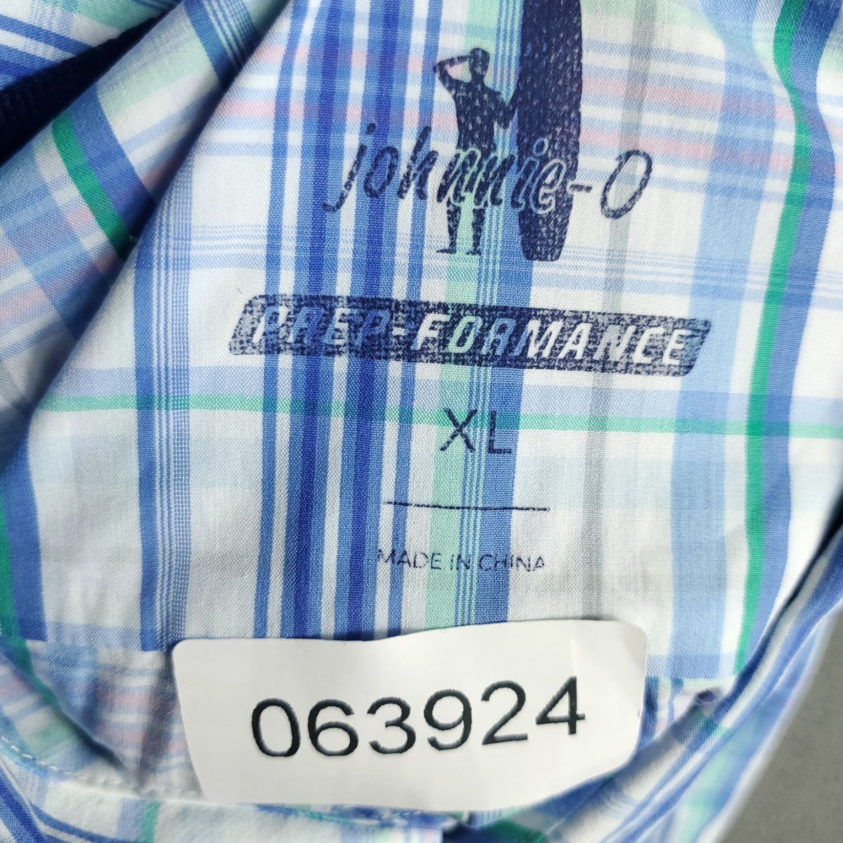 johnnie-O Johnnie-O Shirt Mens XL Blue Plaid Button-Up Long Sleeve American Classic Size US XL / EU 56 / 4 - 7 Thumbnail