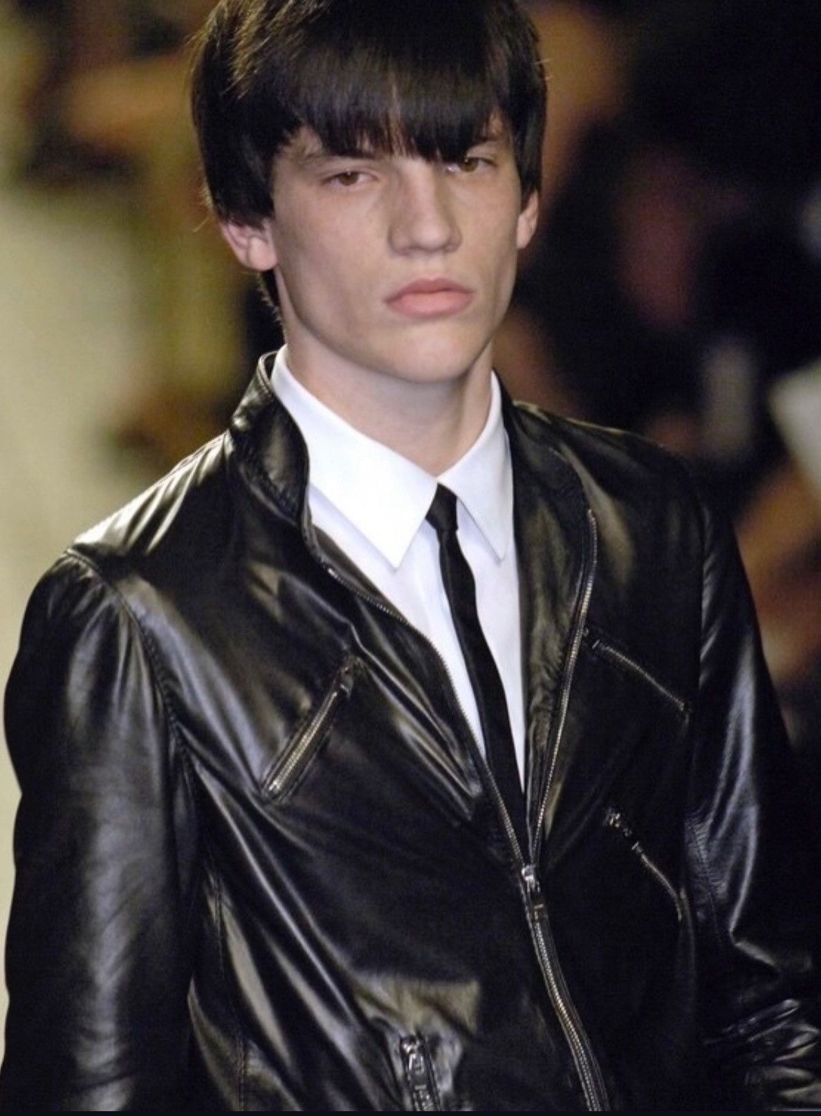 Hedi Slimane Dior Homme SS07 campaign leather jacket Size US S / EU 44-46 / 1 - 3 Thumbnail