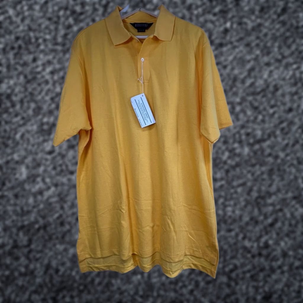 Lands' End Lands’ End Polo Shirt Large Tall Yellow Cotton Short Sleeve Casual New Men’s Polo Shirt Large Tall Yellow Cotton Short Sleeve Casual New Size US L / EU 52-54 / 3 - 1 Thumbnail