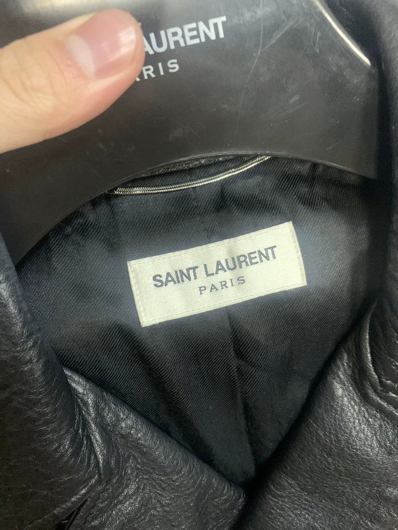 Saint Laurent Paris Saint Laurent Paris 2016SS Snake pattern fringed leather j Size US S / EU 44-46 / 1 - 2 Thumbnail
