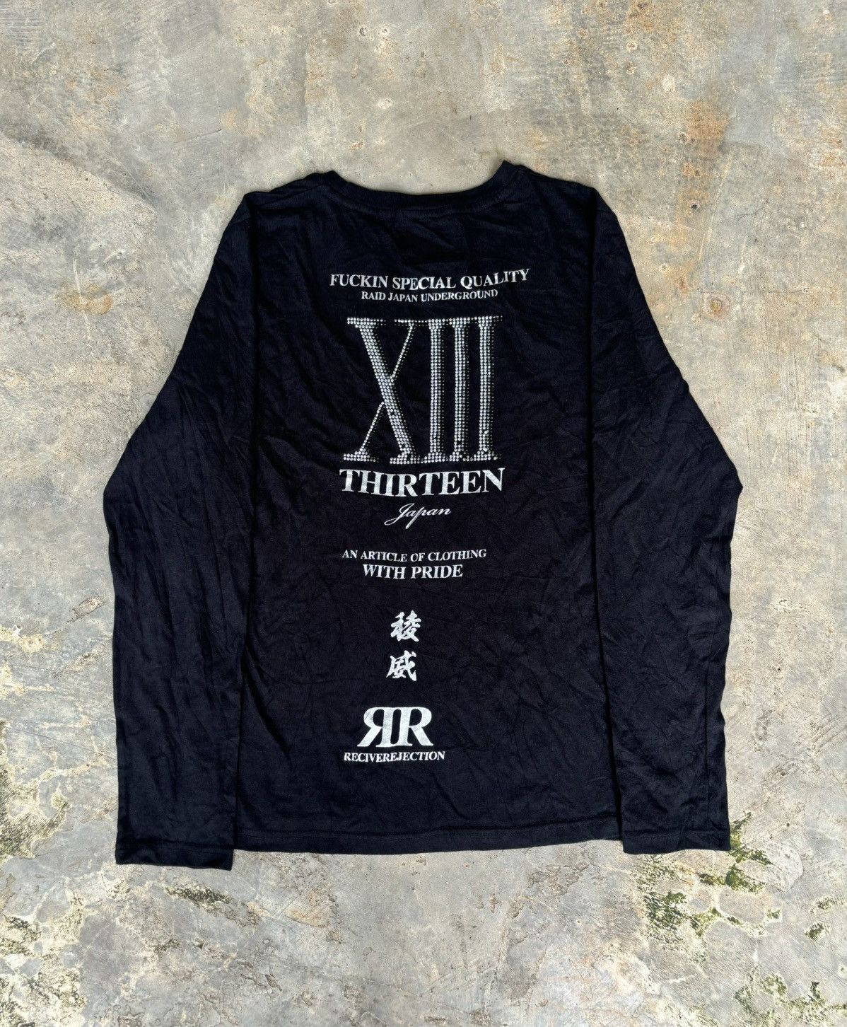 Other Y2k Thirteen Japan Xlll Longsleeve Size US M / EU 48-50 / 2 - 2 Thumbnail