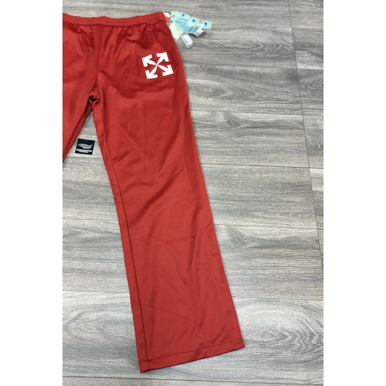 Off-White Off-White Single Arrow Slim Trackpant ' Red ' | NEW! Size US 41 - 4 Thumbnail