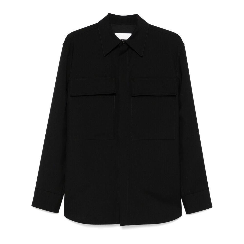 Jil Sander Jil Sander BLACK Shirts Size US L / EU 52-54 / 3 - 1 Thumbnail