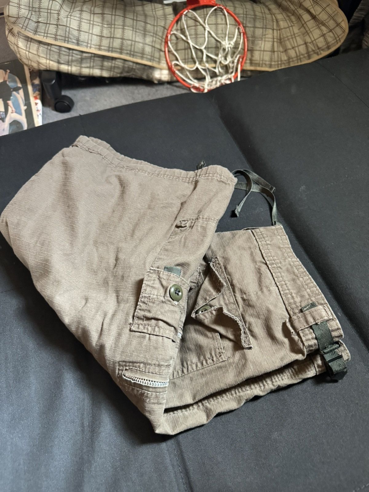 Japanese Brand × Vintage Vintage Japanese Cargo Shorts Size US 32 / EU 48 - 6 Thumbnail