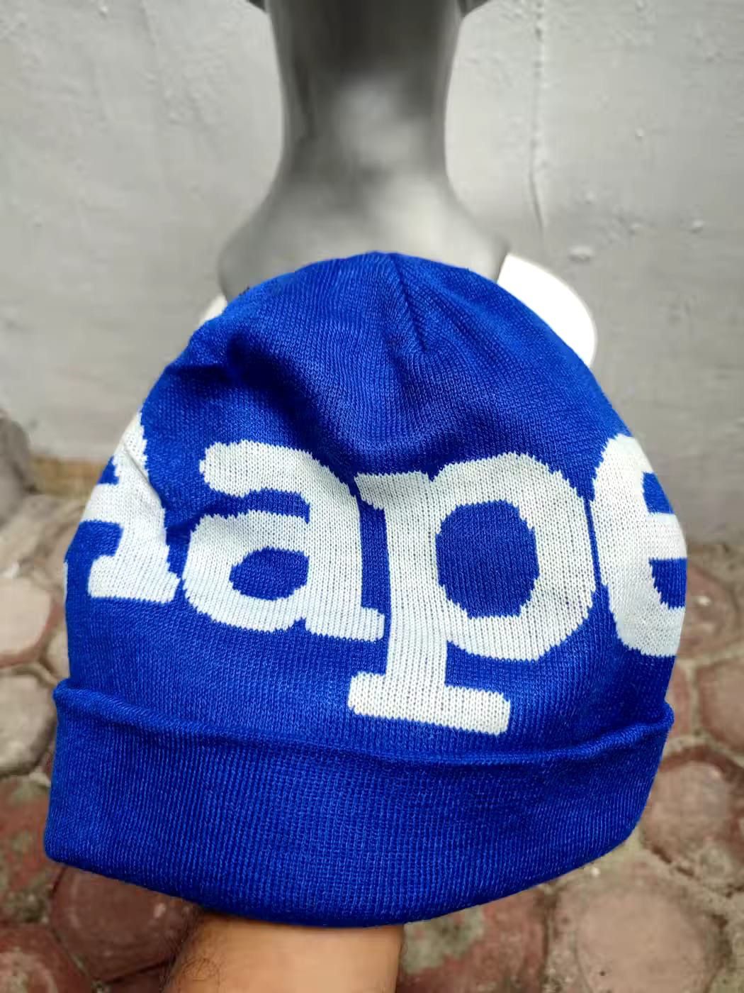 image of Aape By A Bathing Ape Beanie in Blue, Men's