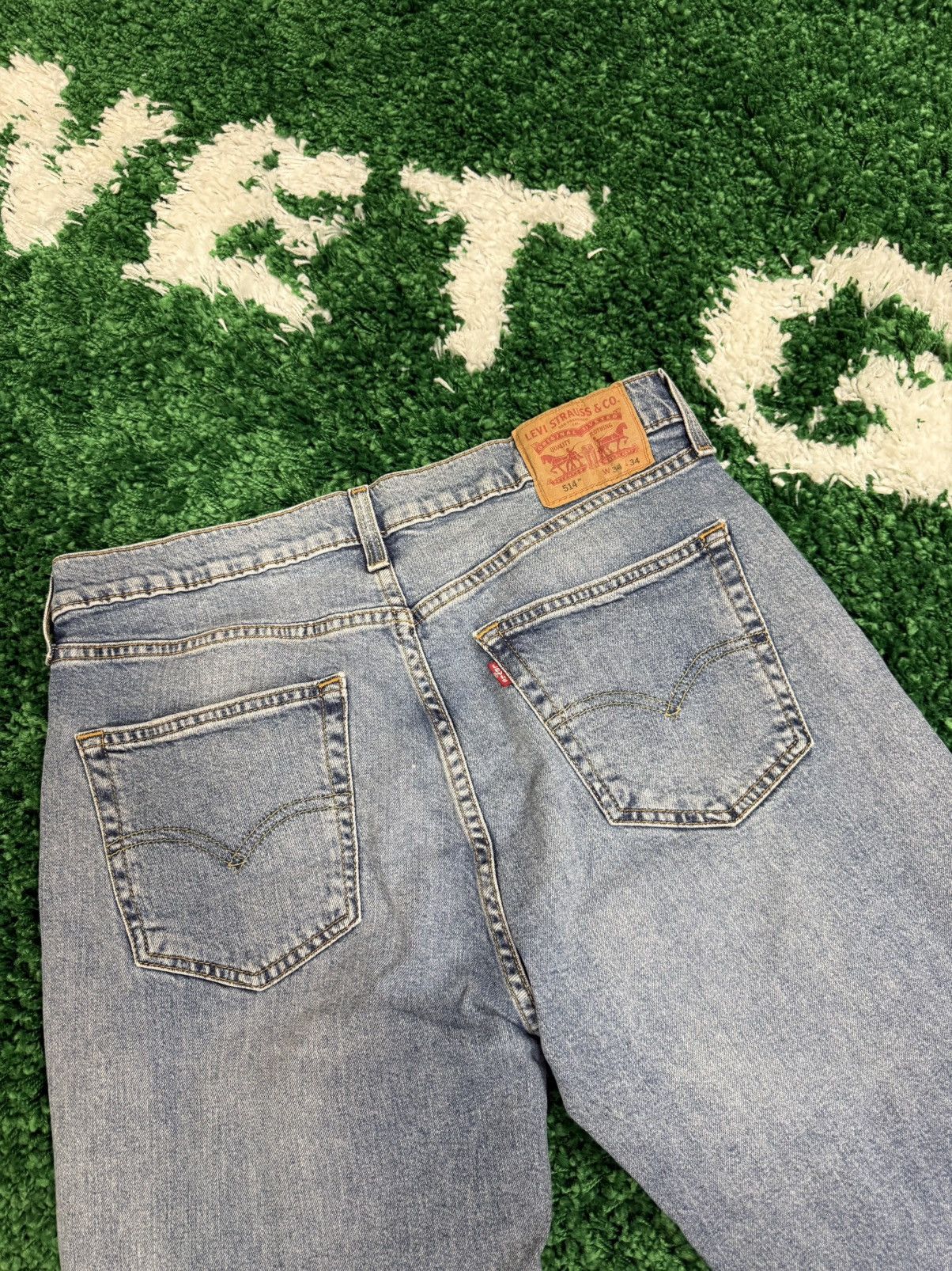 Levi's × Vintage Vintage Levi's 514 Blue Denim Jeans Sz. 34 x 34 Size US 34 / EU 50 - 5 Thumbnail
