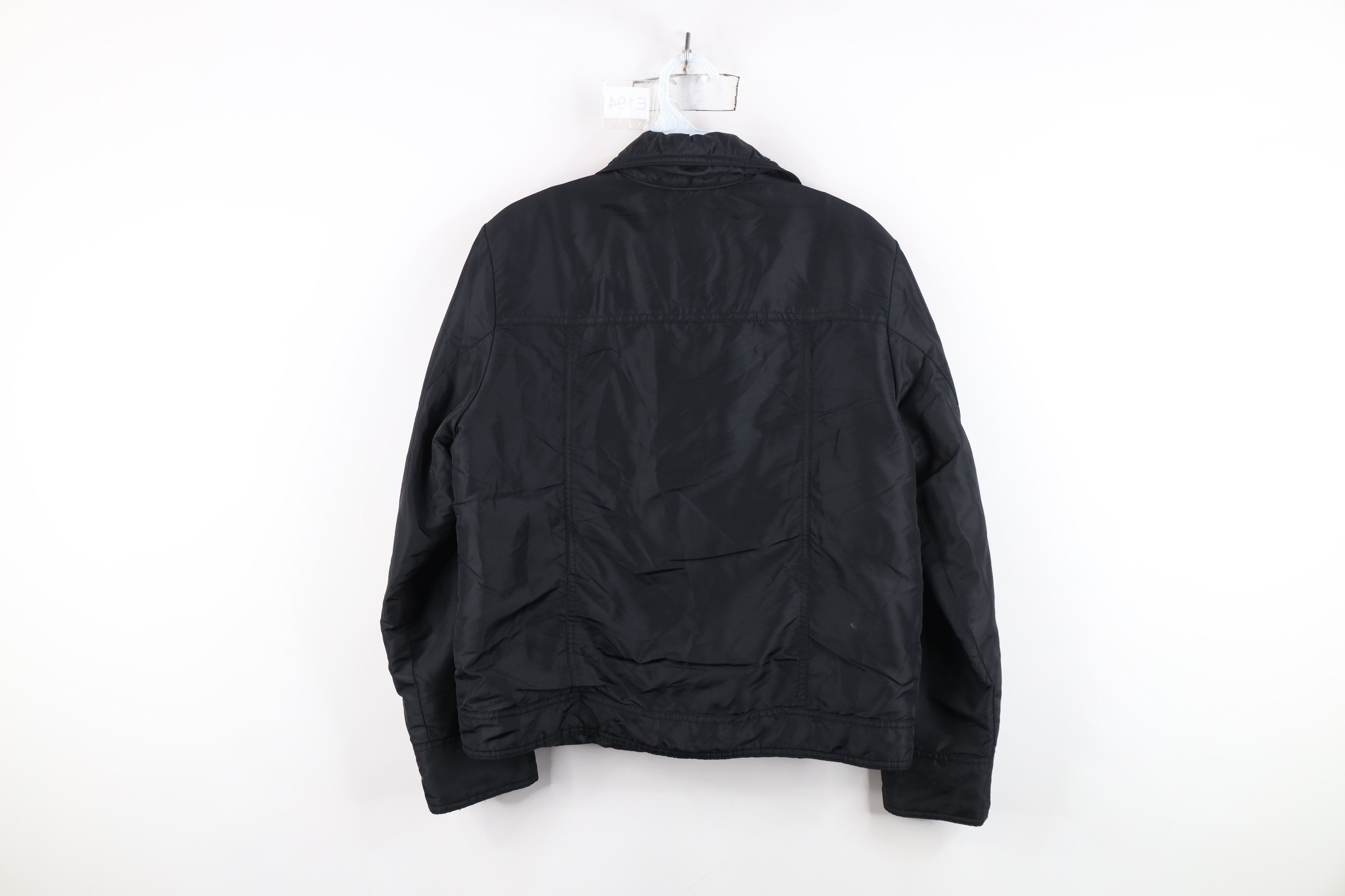 Gap Vintage 90s Y2K Gap Micro Puffer Bomber Jacket Black Size S / US 4 / IT 40 - 12 Thumbnail