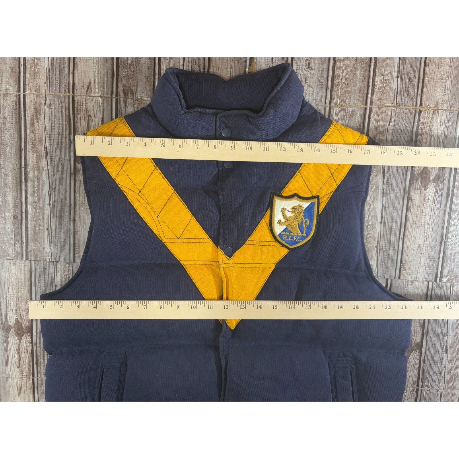 Ralph Lauren Rugby Ralph Lauren patch "12" canvas Down Vest size L color Size US L / EU 52-54 / 3 - 7 Thumbnail