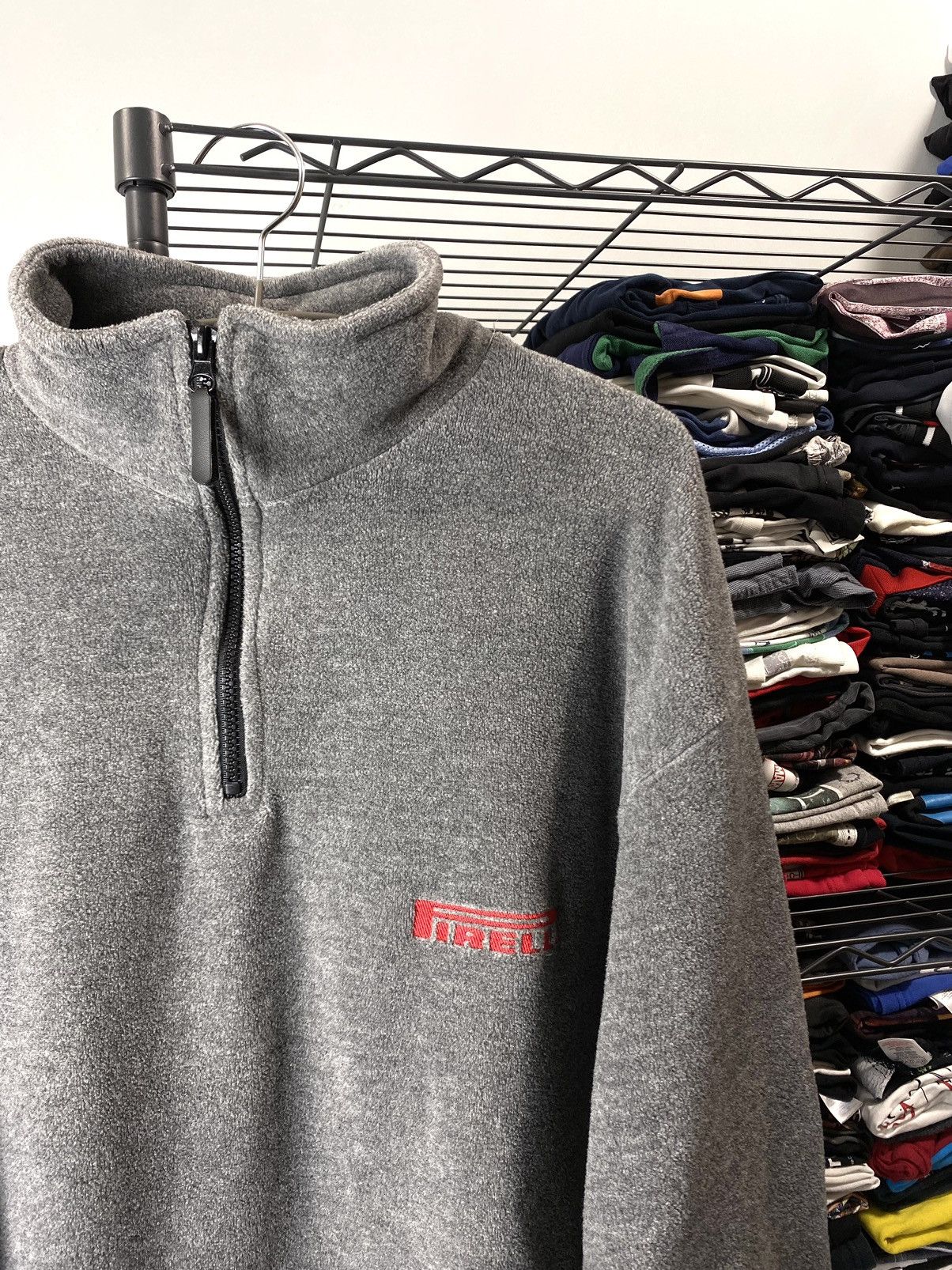 Vintage Vintage Pirelli Renault Club Fleece Jacket Racing Nascar Size US M / EU 48-50 / 2 - 3 Thumbnail