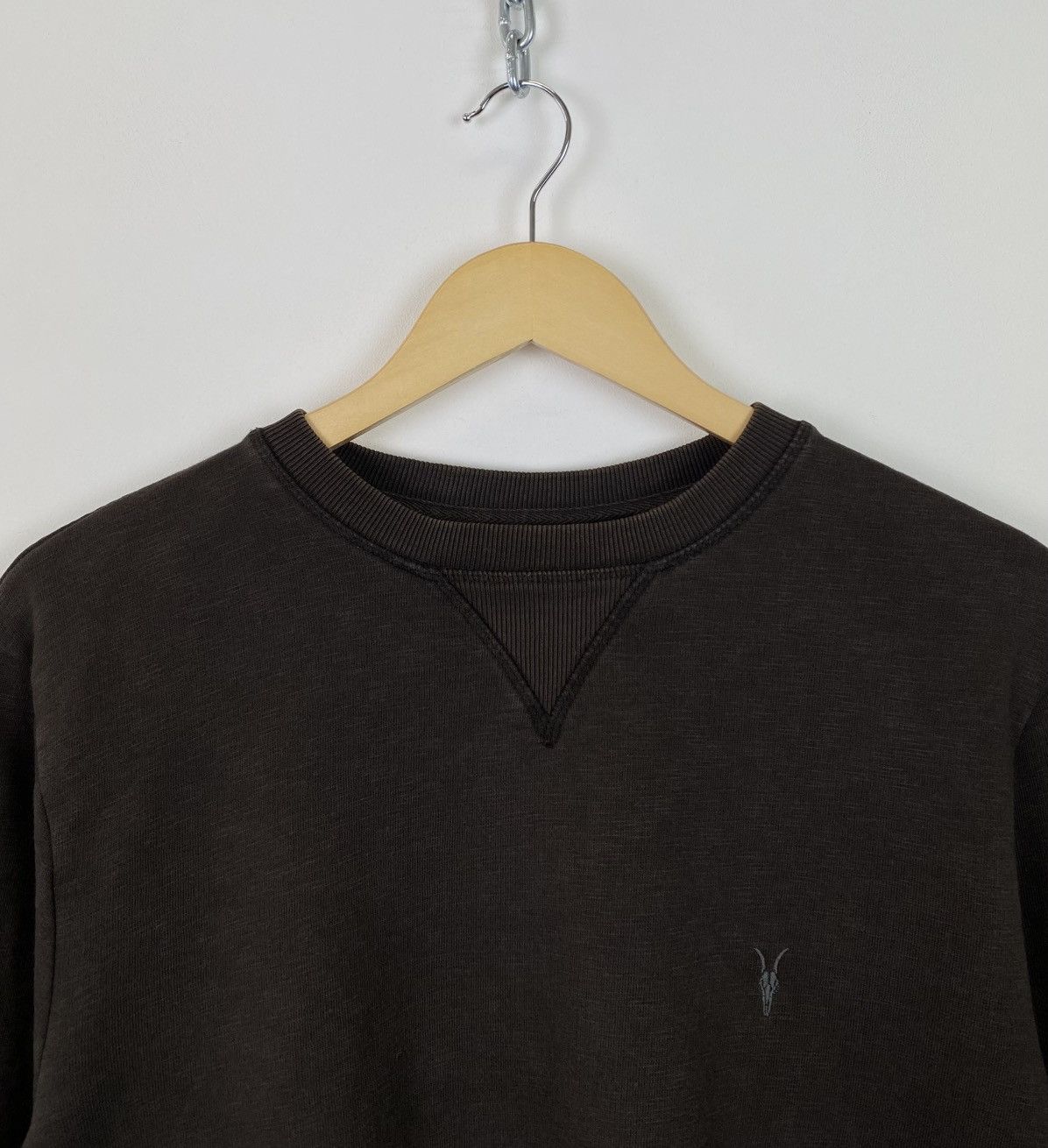 Allsaints Allsaints Wilde Crew Sweatshirt Men’s Size Small Brown Top Size US S / EU 44-46 / 1 - 2 Thumbnail