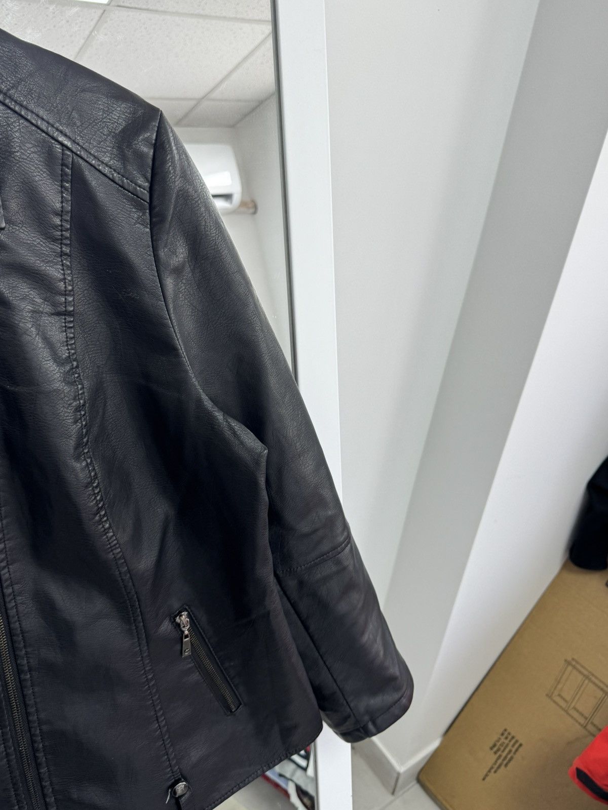 Vintage Rare Leather Jacket Japan Style Avantgarde Y2K Women sz L-XL Size L / US 10 / IT 46 - 8 Thumbnail