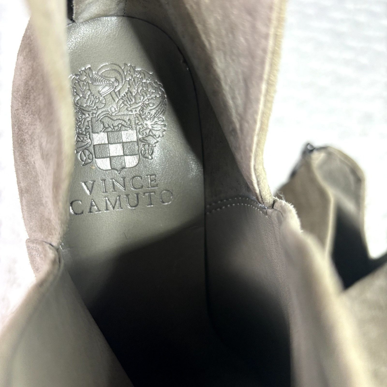Vince Camuto Vince Camuto Women’s Gigietta Suede Leather Heeled Ankle Boo Size US 8.5 / IT 38.5 - 6 Thumbnail