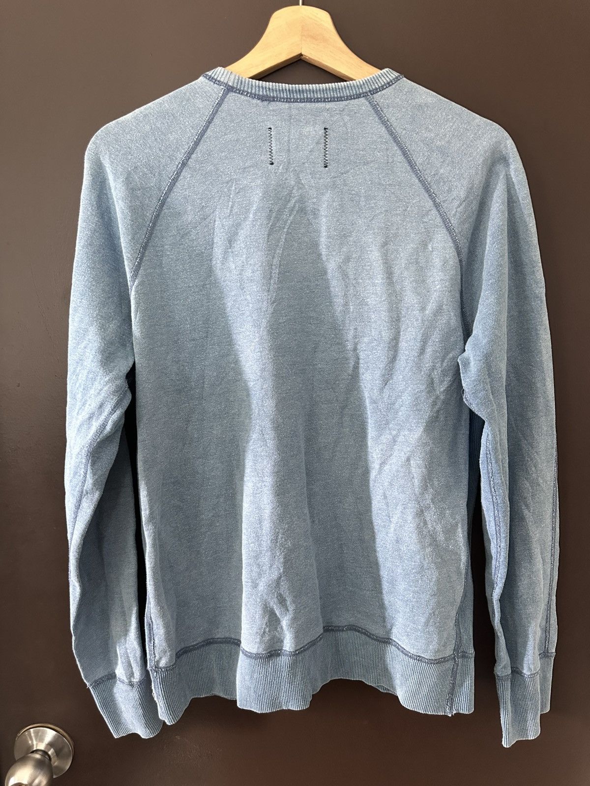 Reigning Champ Reigning Champ Blue Wash Sweatshirt Size US M / EU 48-50 / 2 - 2 Thumbnail