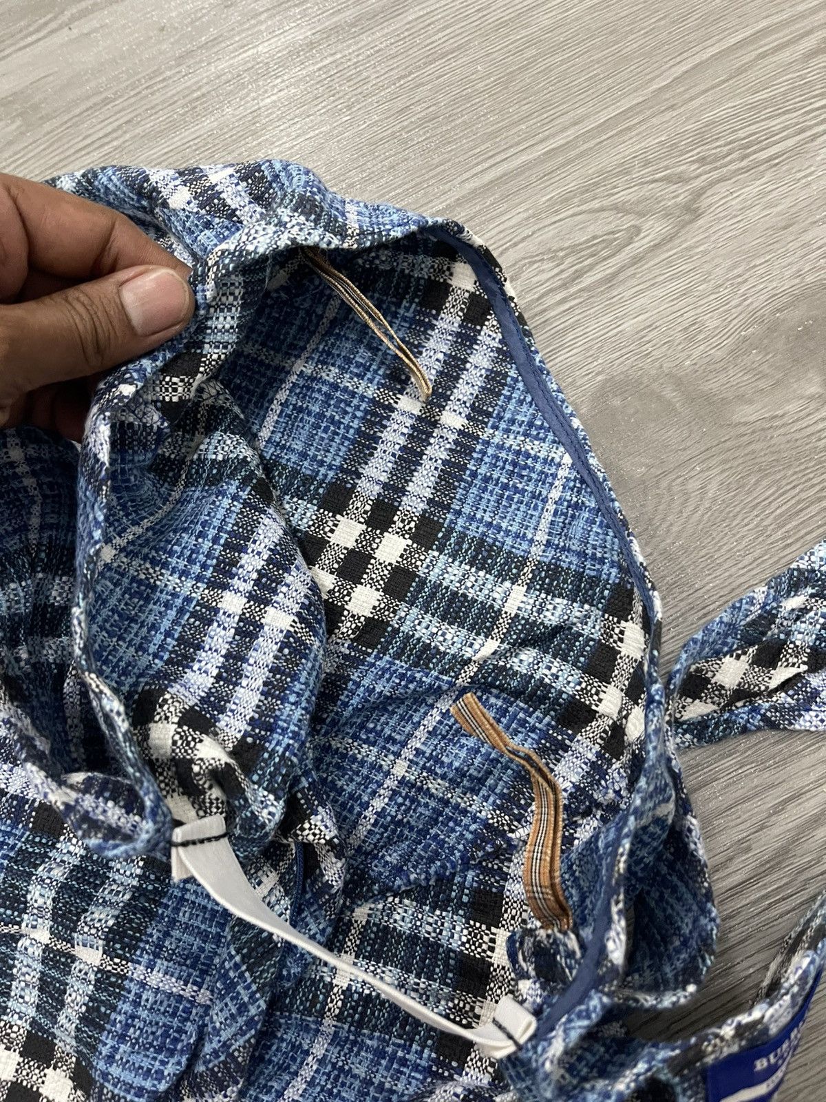 Burberry Burberry Blue Check Skirt Size 26" / US 2 / IT 38 - 6 Thumbnail