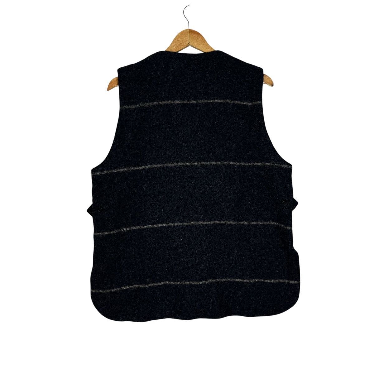 Issey Miyake ☀️80s ISSEY MIYAKE SPORT STRIPED VEST Size L / US 10 / IT 46 - 8 Thumbnail