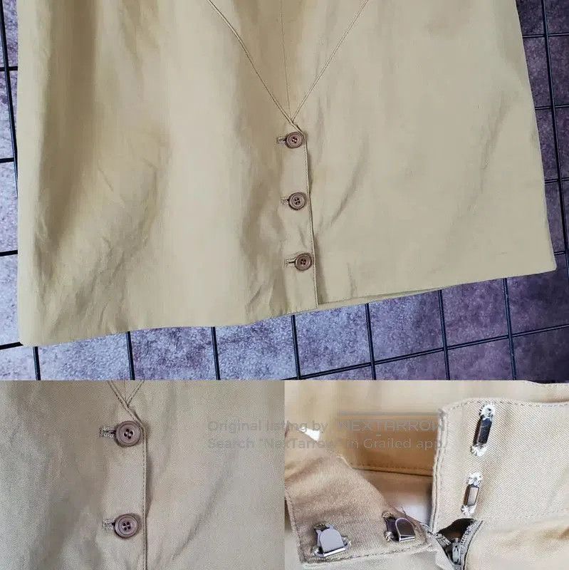 Dior Dior Summer Khaki Cotton Skirt in Size S . Size 22" - 6 Thumbnail
