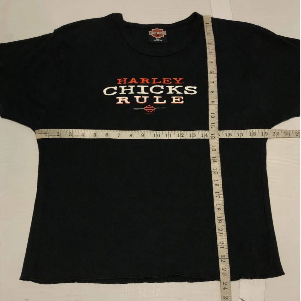Harley Davidson × Vintage Vintage 1999 Harley Davidson Shirt XL Women, Elastic Fabric Size XL / US 12-14 / IT 48-50 - 4 Thumbnail