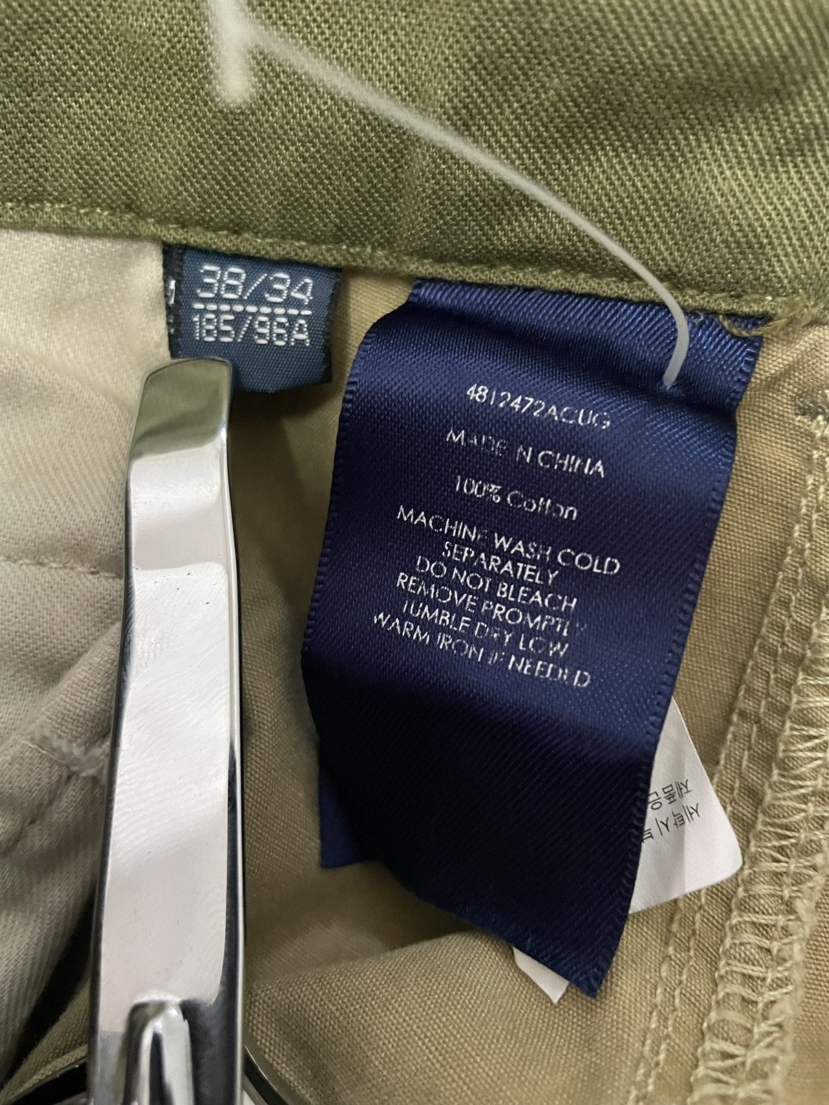 Polo Ralph Lauren Vintage Polo Ralph Laurent Cargo Army Pants Size US 39 - 7 Thumbnail