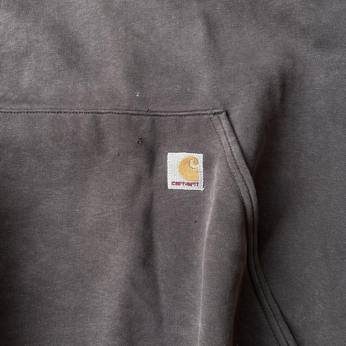 Carhartt THRASHED SUN FADED CARHARTT HOODIE OVERSIZED L Size US L / EU 52-54 / 3 - 6 Thumbnail
