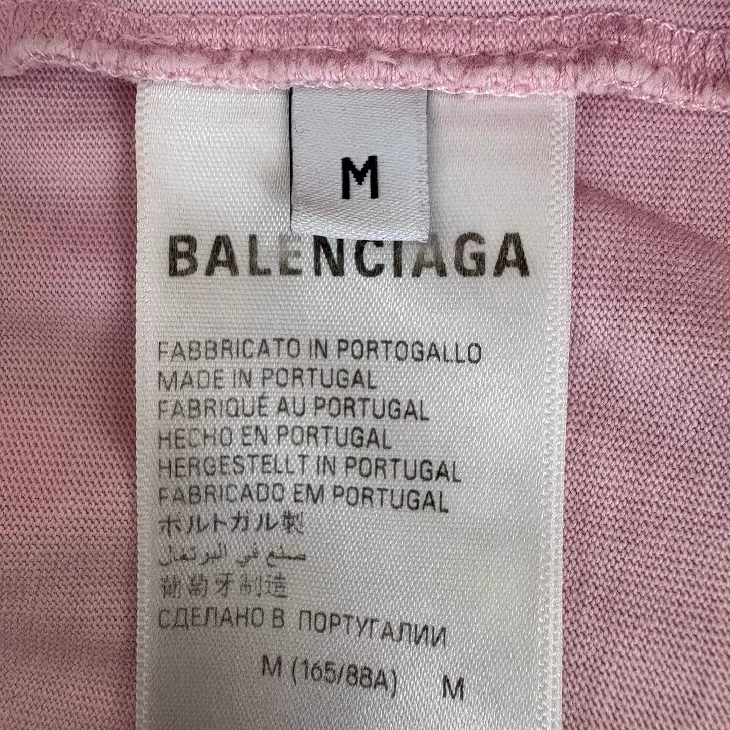 Balenciaga Balenciaga Oversized Sakura Pink Crewneck Short Sleeve M Size US M / EU 48-50 / 2 - 5 Thumbnail