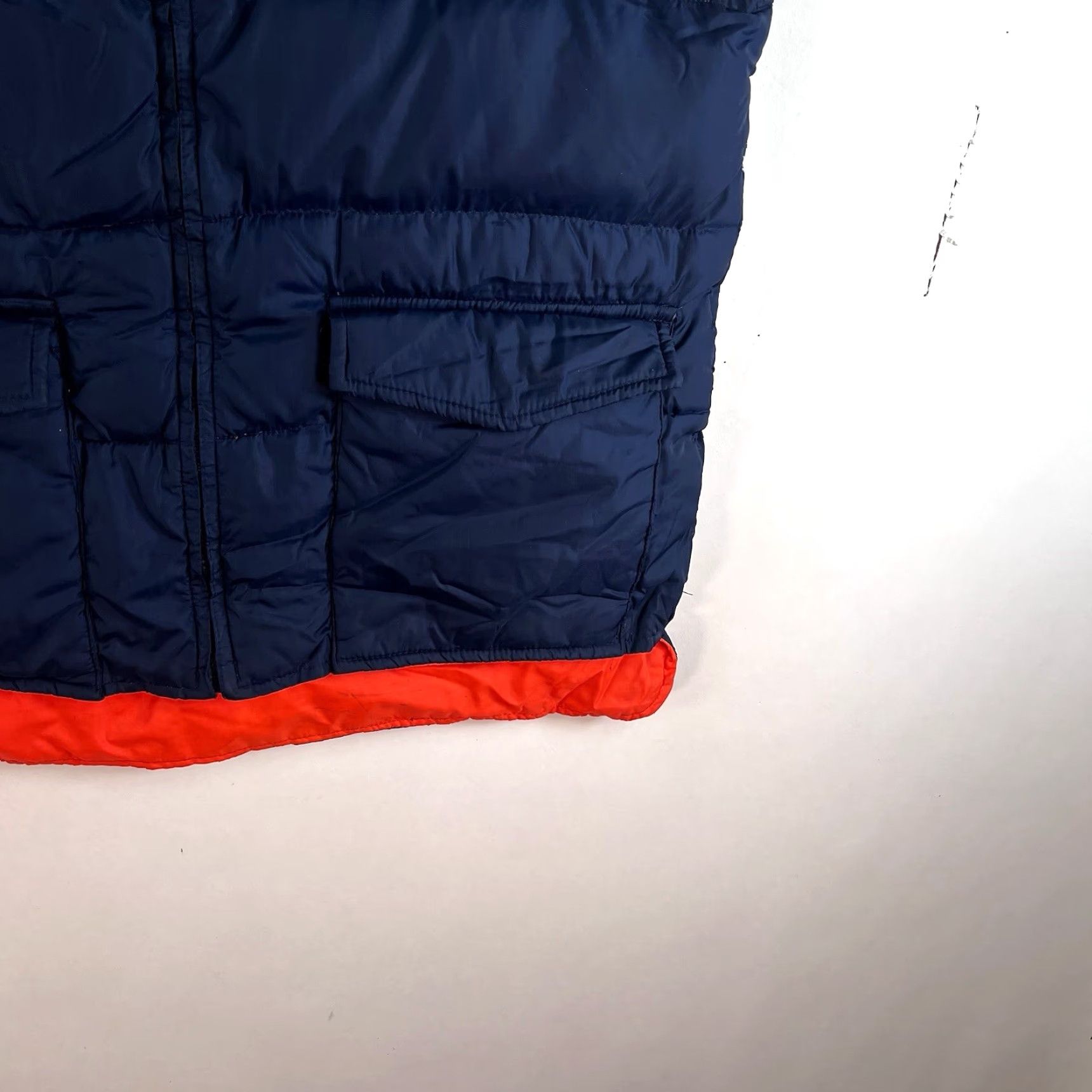 Sears VINTAGE Sears Down & Feather Reversible Vest Mens Size L Blue/Orange Puffer Jacket 80s Outdoor Size US L / EU 52-54 / 3 - 3 Thumbnail