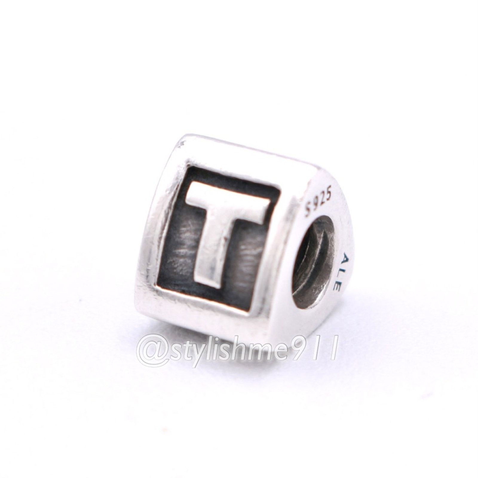 pandora Authentic PANDORA Retired Alphabet Bead - Letter T - 790323T Size ONE SIZE - 6 Thumbnail