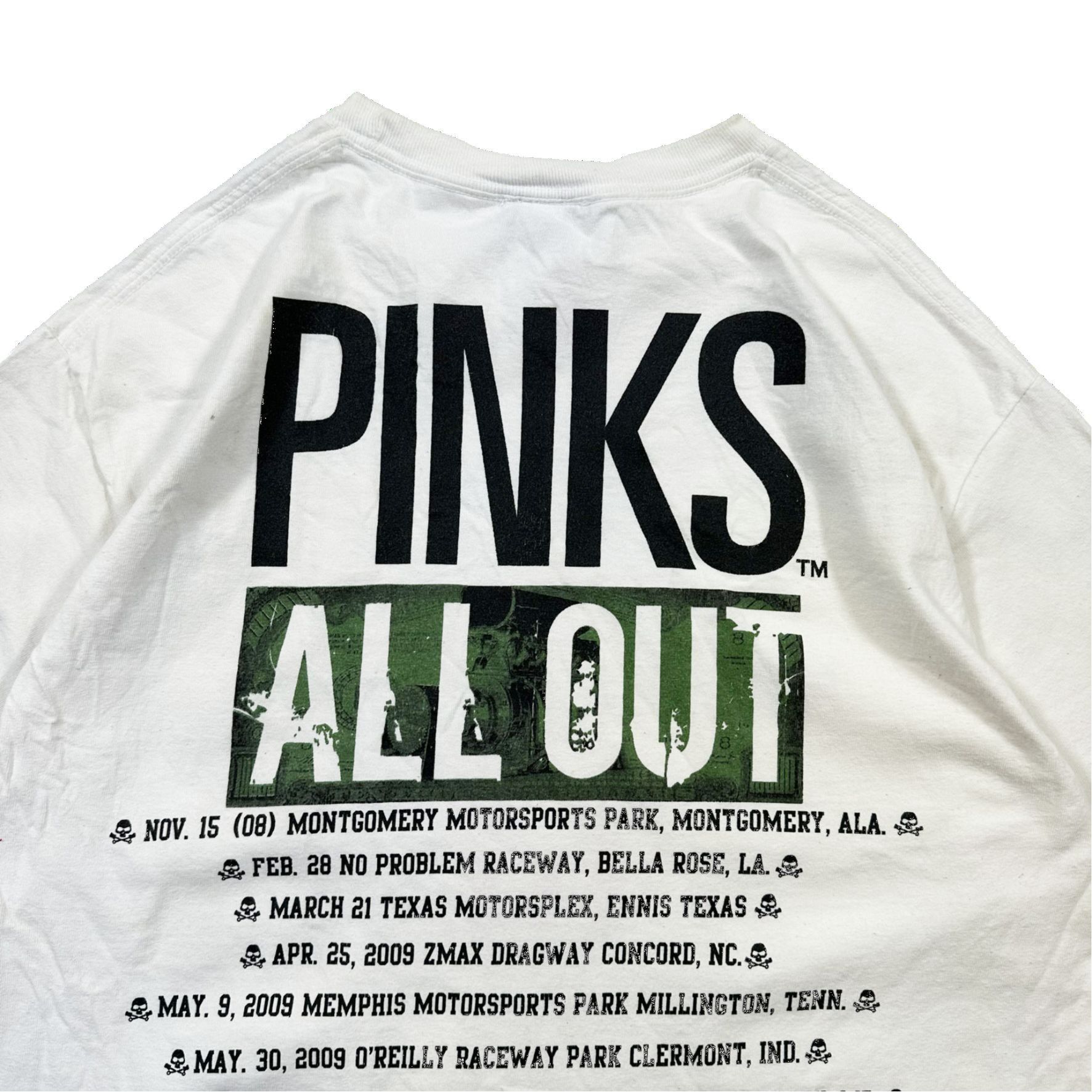 Vintage Vintage 00s Y2K SPEED Pinks All Out Graphic Racing T Shirt Size US XL / EU 56 / 4 - 5 Thumbnail